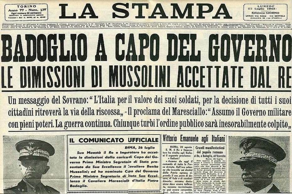 Arresto Mussolini